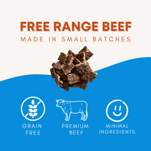 Load image into Gallery viewer, Beef Bites: All Natural Premium Air Dried Training Treats - 16oz
