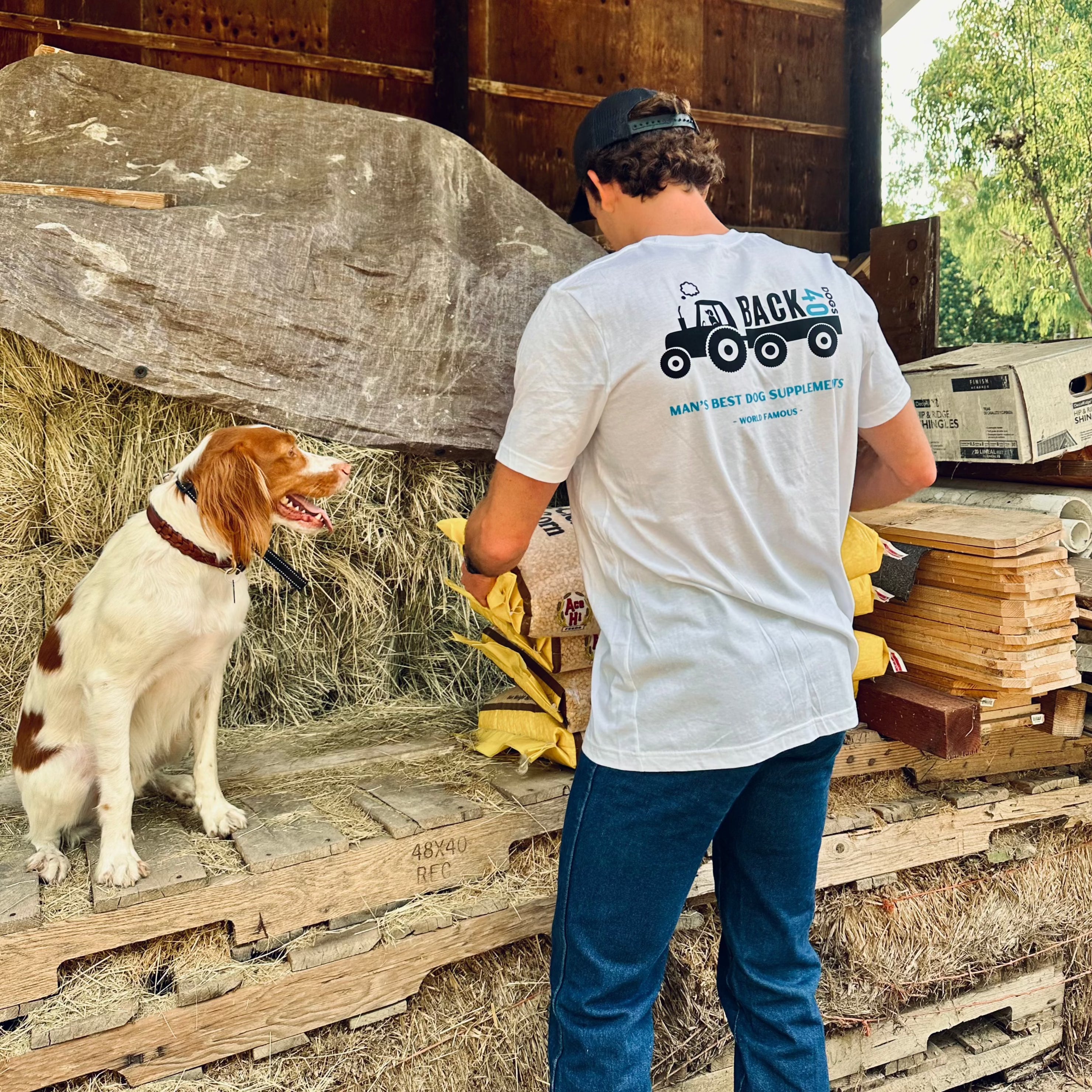 Man's Best Dog Supplements Tee - World Famous
