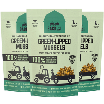 Premium Freeze-Dried Whole Green Lipped Mussels Bundle (3)
