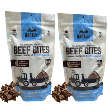 Load image into Gallery viewer, Beef Bites Bundle (2): All Natural Premium Air Dried Training Treats - 16oz
