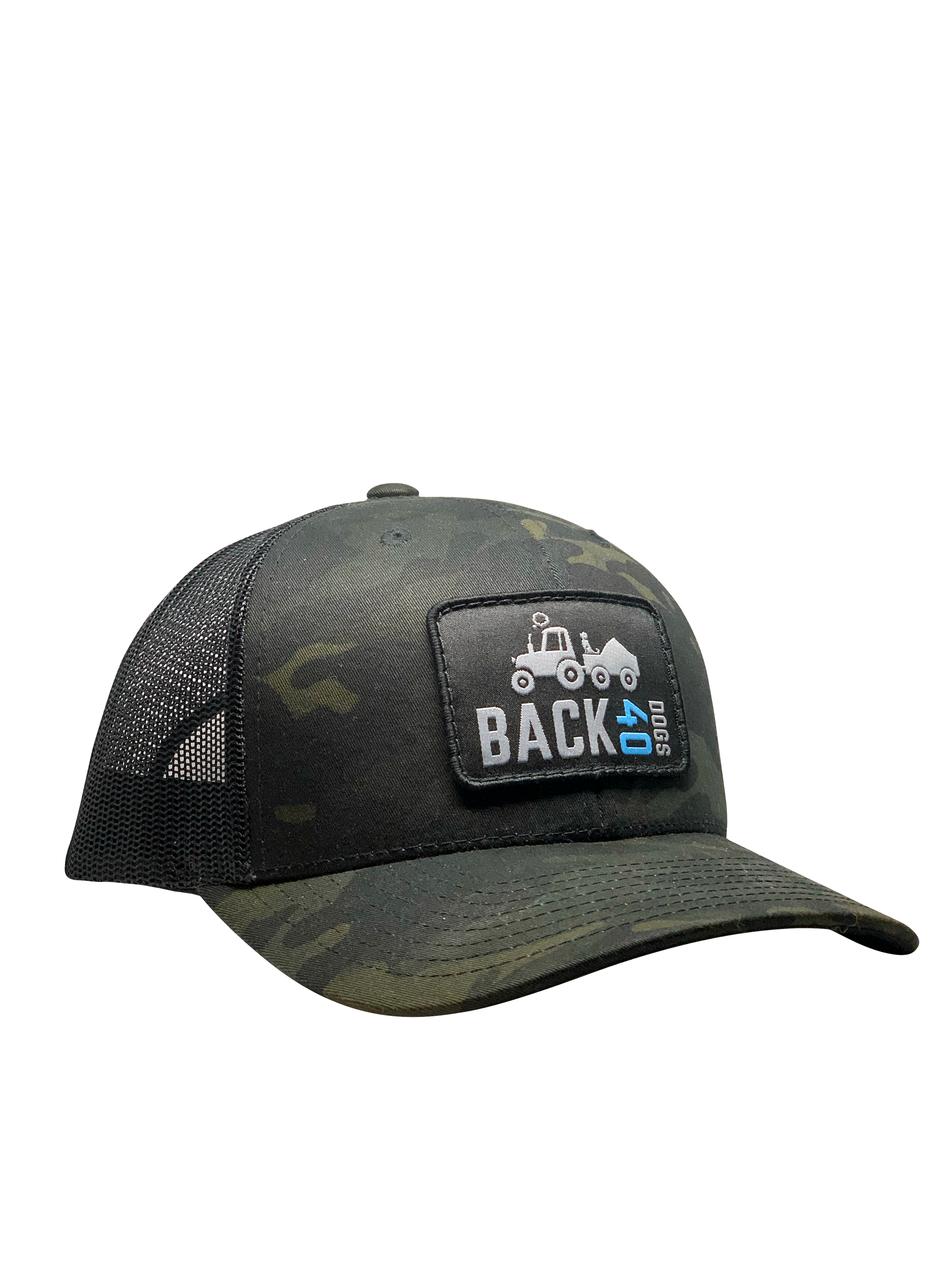 BACK 40 Original Black Camo Trucker