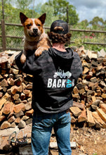 Load image into Gallery viewer, BACK 40 Black Camo Mid-weight Hoodie
